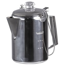 STAINLESS STEEL COFFEEPOT AND PERCOLATOR