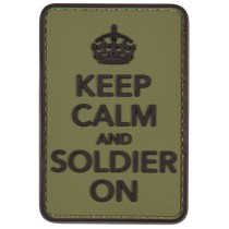 KEEP CALM AND SOLDIER ON PATCH