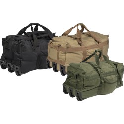 COMBAT DUFFLE BAG WITH 3 WHEELS